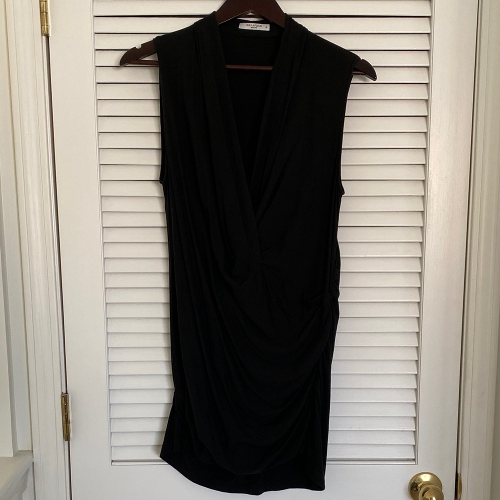 MM Lafleur Black Drape Tunic